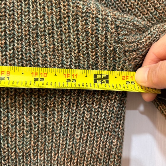 NWT C.J.Banks Marled Olive Cardigan Sweater Size 1X 100% Cotton Mature Academia - Picture 6 of 10